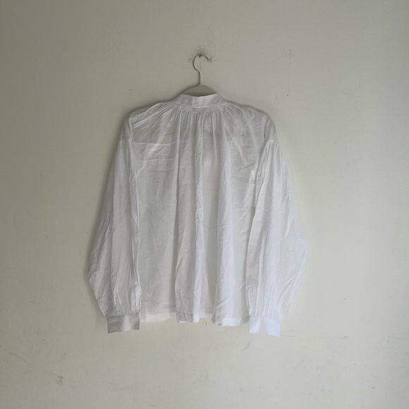 NWT! MADEWELL Shirred Long-Sleeve Top Size Small - Picture 7 of 7